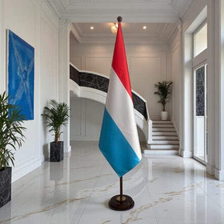 socle drapeau luxembourg