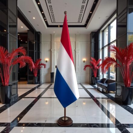 socle drapeau pays-bas