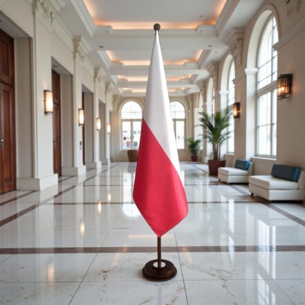 socle drapeau pologne