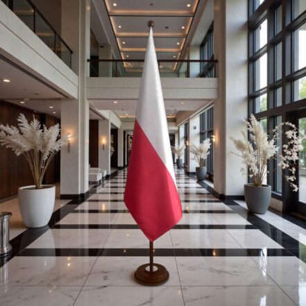 socle drapeau pologne