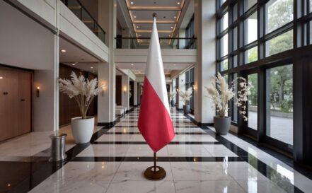 socle drapeau pologne