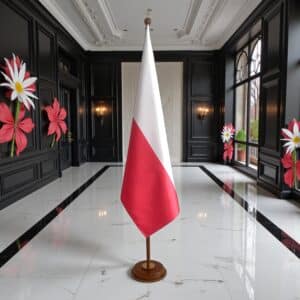socle drapeau pologne