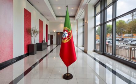 socle drapeau portugal