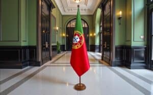 socle drapeau portugal