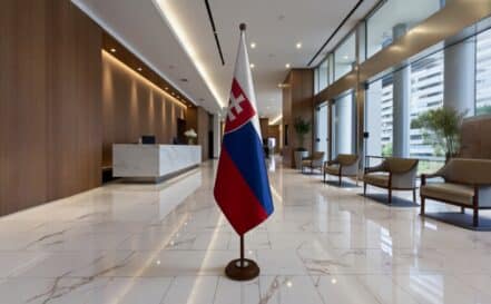 socle drapeau slovaquie