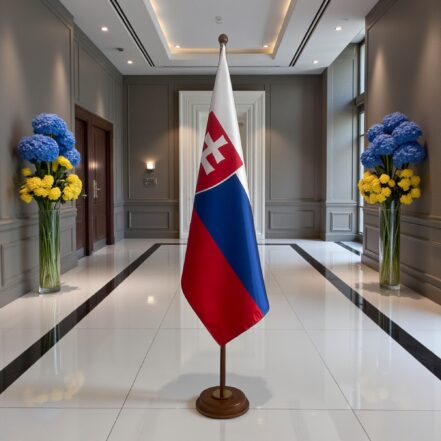 socle drapeau slovaquie