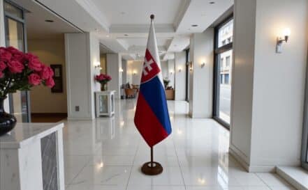 socle drapeau slovaquie