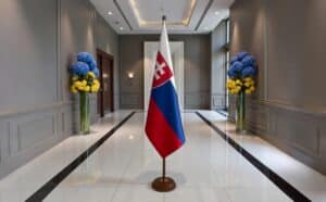 socle drapeau slovaquie