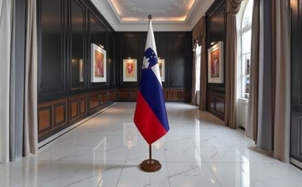 socle drapeau slovenie