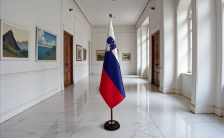 socle drapeau slovenie