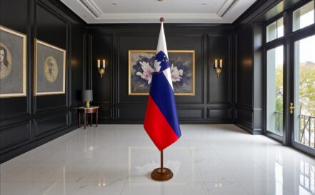 socle drapeau slovenie