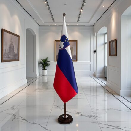 socle drapeau slovenie