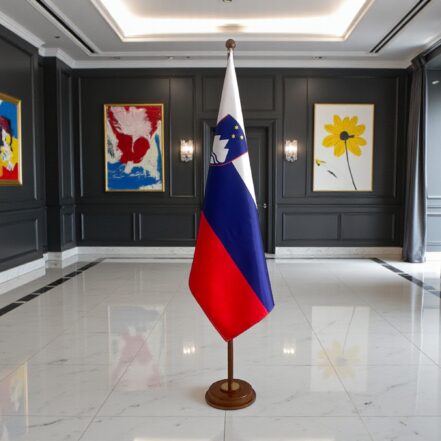 socle drapeau slovenie