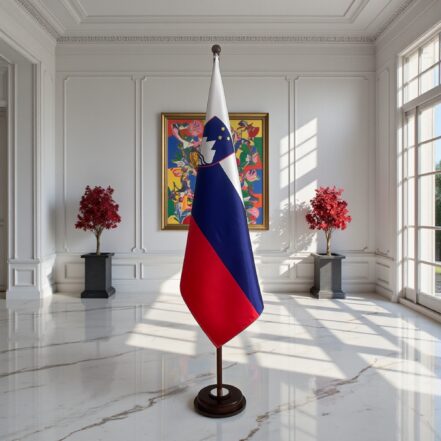 socle drapeau slovenie