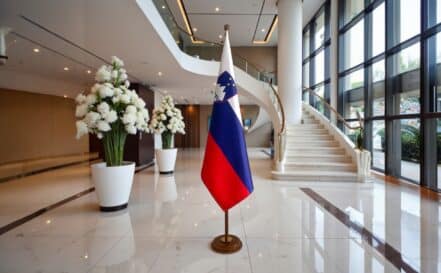 socle drapeau slovenie