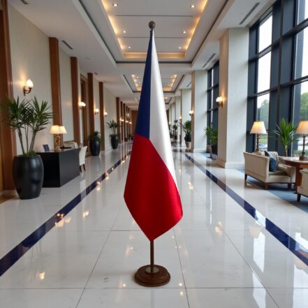 socle drapeau tchequie