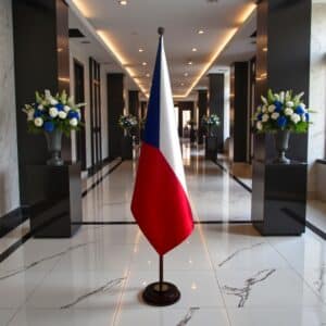 socle drapeau tchequie