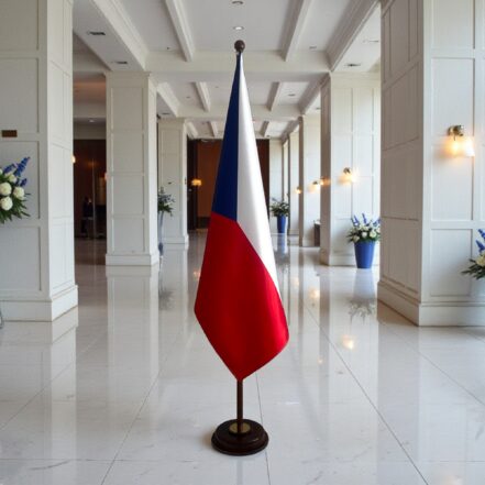 socle drapeau tchequie