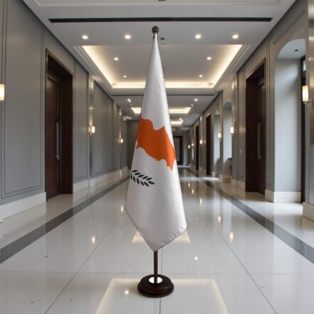 socle drapeau chypre