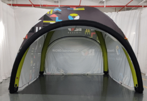 tente gonflable publicitaire