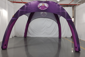 tente gonflable publicitaire